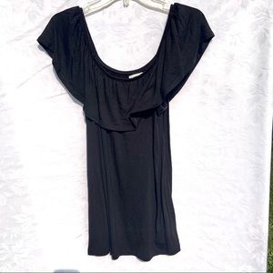Off-the-Shoulder Black Old Navy Top